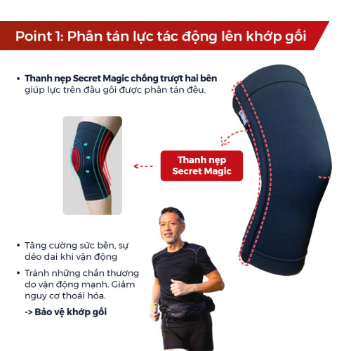 Đai bảo vệ khớp gối HaHaChiChi size S (size:M)